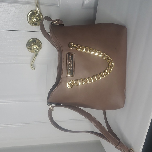 Marc New York Handbags - Marc New York Andrew Marc Brown & Gold Purse